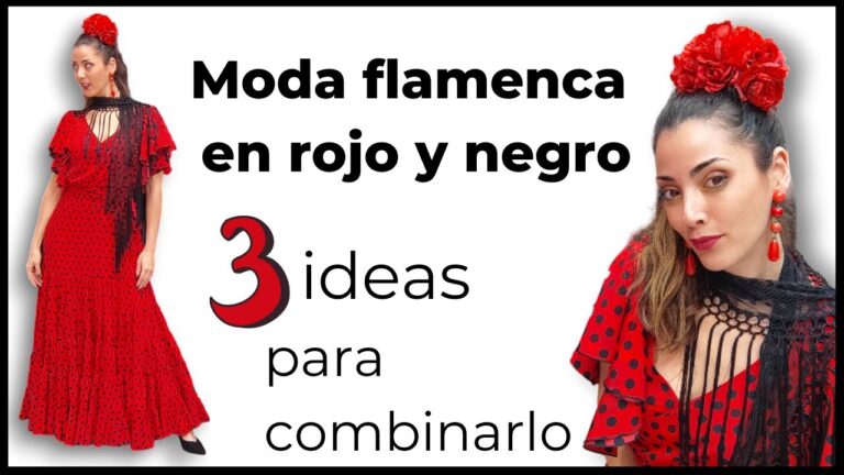 Look sorprendente con inspiraci&oacute;n flamenca