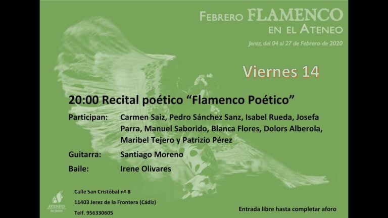 La poes&iacute;a que enciende el flamenco